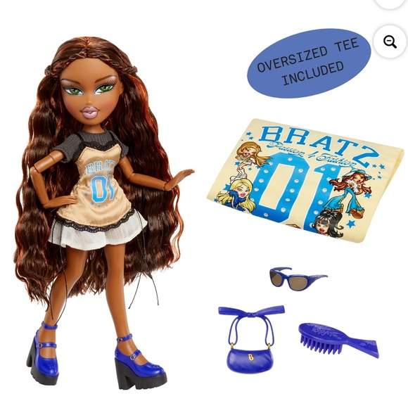 Bratz Stylin' Sasha Doll & Adult XL Graphic Tee NIB Matching Fashion Tee - Picture 2 of 16